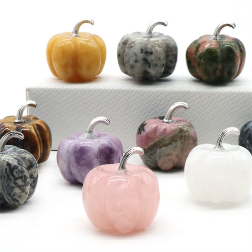 Wholesale Natural Crystal Agate Stone Pumpkin Shape Crafts For Decoration